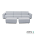 Icon loungeset 6-zits + 2 hockers small Mouse Grey