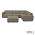 Icon loungeset 6-zits hoek + hocker (rechts) Olive Green