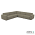 Icon loungeset 8-zits hoek (rechts) Olive Green