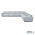 Icon loungeset 10-zits hoek (rechts) Mouse Grey