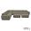Icon loungeset 10-zits hoek + 2 hockers S (links) Olive Green