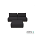 Luxury loungeset straight 220 + hocker Anthracite