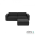 Icon deluxe loungeset 3-zits + hocker Anthracite
