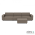 Icon deluxe loungeset 6-zits + hocker small Charcoal