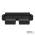 Icon deluxe loungeset 6-zits + 2 hockers Anthracite