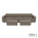 Icon deluxe loungeset 6-zits + 2 hockers small Charcoal