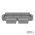 Icon deluxe loungeset 6-zits + 2 hockers small Steel