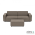Icon deluxe loungeset 3-zits + hocker small Charcoal