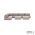 Luxury loungeset corner 450x340 + 2 hockers Light Taupe(links)