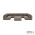 Luxury loungeset u-sofa 340x460x340 + 2 hockers Charcoal