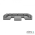 Luxury loungeset u-sofa 340x460x340 + 2 hockers Steel