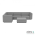 Chill loungeset 6-zits hoek + hocker (links) Steel