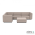 Chill loungeset 6-zits hoek + hocker (links) Light Taupe