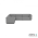 Chill loungeset 8-zits hoek (links) Steel