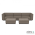 Chill loungeset 6-zits + 2 hockers Charcoal