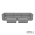 Chill loungeset 6-zits + 2 hockers small Steel