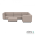 Chill loungeset 6-zits hoek + hocker small (rechts) Light Taupe