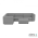 Chill loungeset 6-zits hoek + hocker small (links) Steel