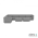 Chill loungeset 10-zits hoek + 2 hockers S (links) Steel