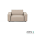 Icon loungeset loveseat Taupe’s Touch