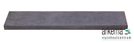 VIETNAM BLAUW MUURKAP 100X35X4 GESCHUURD-2XVELLINGKANT 2MM