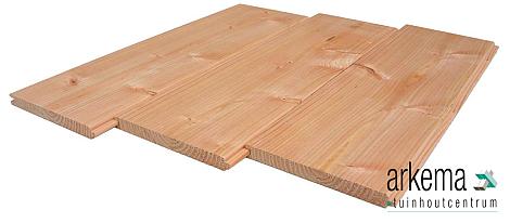 Vellingdelen douglas 18x190x2500mm kunstmatig gedroogd en geschaafd