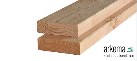 Balken douglas 45x160x3000mm gedroogd en geschaafd
