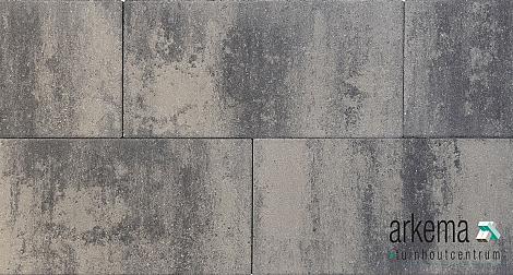 Patio square 60x30x5 cm nero/grey