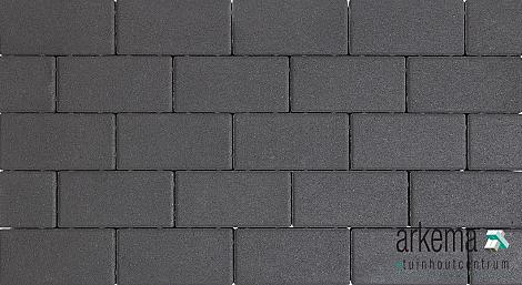 Design brick 6 cm black komo