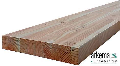 Balken douglas gelamineerd 65x370x6000mm gedroogd en geschaafd