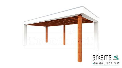 Buitenverblijf Verona model links 6250x3350x2500mm (bxdxh)