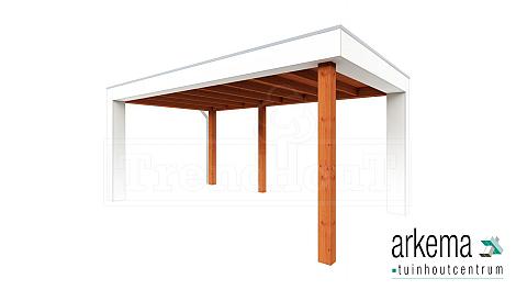 Buitenverblijf Verona model links 5100x3350x2500mm (bxdxh)
