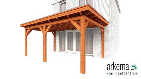 Aanbouwveranda Lucca 5550x3900x2600mm (bxdxh)