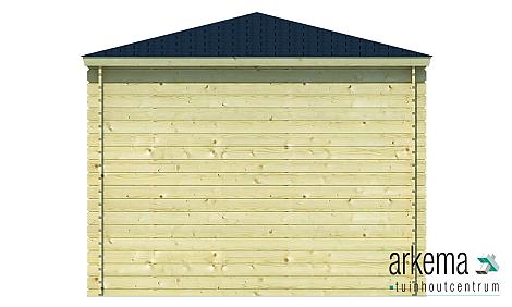 Blokhut - Tuinhuis 28mm Asmund Prijs exclusief dakbedekking - dient apart besteld te worden