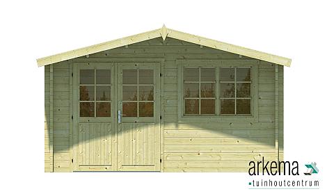 Blokhut - Tuinhuis - Home Office 44mm Inge Prijs exclusief dakbedekking - dient apart besteld te worden