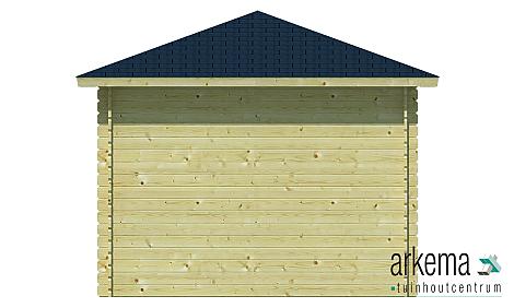 Blokhut - Tuinhuis 28mm Halvar Prijs exclusief dakbedekking - dient apart besteld te worden