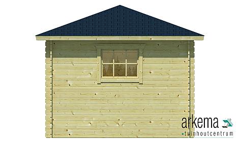 Blokhut - Tuinhuis 28mm Halvar Prijs exclusief dakbedekking - dient apart besteld te worden