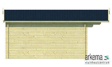 Blokhut - Tuinhuis - Home Office 44mm Inge Prijs exclusief dakbedekking - dient apart besteld te worden