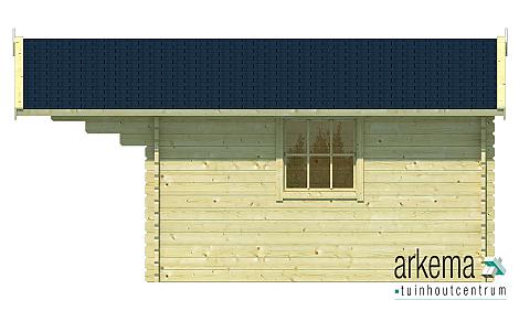 Blokhut - Tuinhuis - Home Office 44mm Sören Prijs exclusief dakbedekking - dient apart besteld te worden