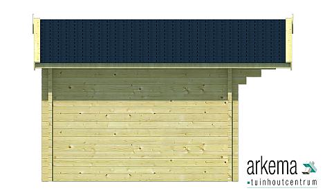 Blokhut - Tuinhuis - Home Office 58mm Rorik Prijs exclusief dakbedekking - dient apart besteld te worden
