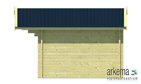 Blokhut - Tuinhuis - Home Office 58mm Rorik Prijs exclusief dakbedekking - dient apart besteld te worden