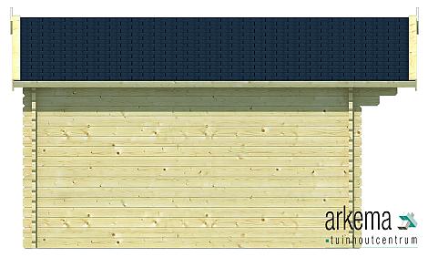 Blokhut - Tuinhuis - Home Office 44mm Ulrik Prijs exclusief dakbedekking - dient apart besteld te worden