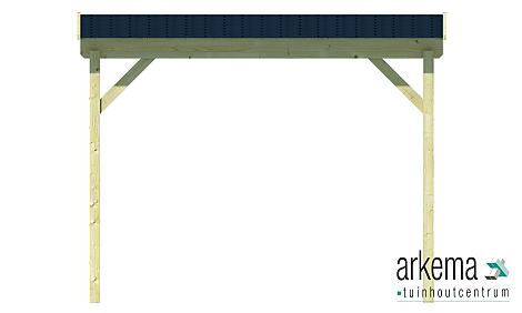 Zijluifel B150xD275cm Prijs exclusief dakbedekking - dient apart besteld te worden