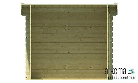 Blokhut - Tuinhuis 28mm Aanbouw Prijs exclusief dakbedekking - dient apart besteld te worden