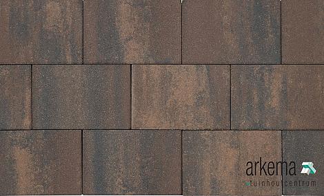 Patio square 20x30x6 cm marrone viola