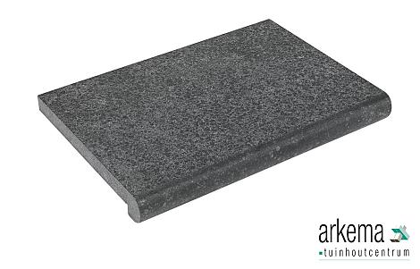 ORIENTAL BLACK ZWEMBADBOORD R 50X35X3/5 GEVL-GEBOR-180°-VERZ