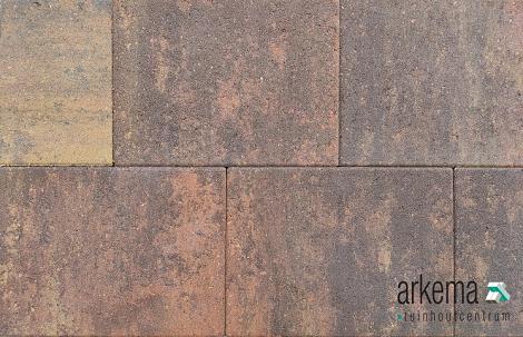 Straksteen 40x30x6 cm bruin gv
