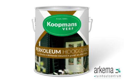 Koopmans Perkoleum Hoogglans Dekkend 471 Zilvergrijs 2,5 L