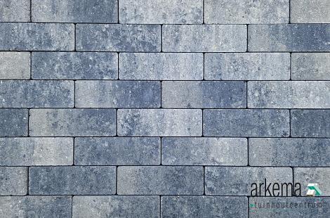 Dikformaat strak 21x7x6 cm grijs/zwart komo