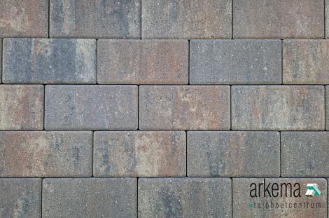 Patio betonstraatsteen 6 cm tricolore TOP mini facet komo